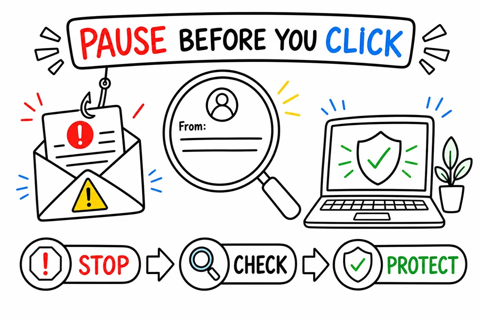 Original Pause before you click line-art input